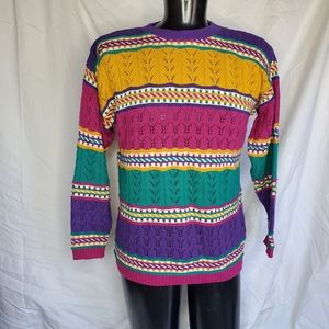 Vtg 80s Throwback Michelle Stuart Women's Sweater